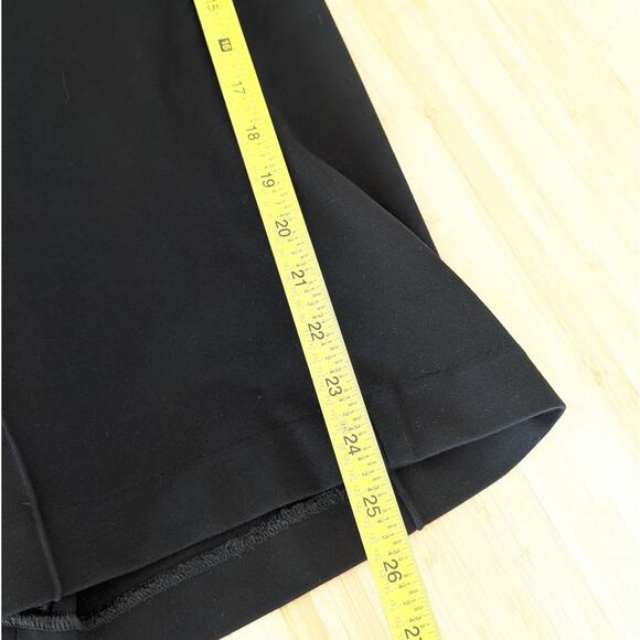 Spanx Perfect Fit Black Ponte Cropped High Waist Wide Leg Pants, size L - Picture 6 of 10